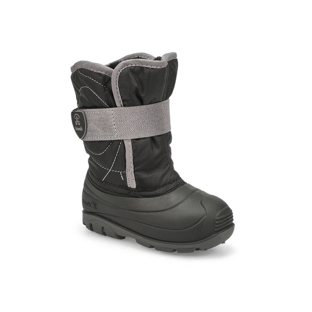 Kamik Kids Black and Gray Winter Rain & Snow Boots